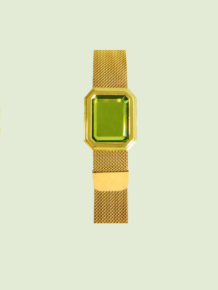Gemstone Magnetic Buckle Milanese Apple Watch Band - Tatanband