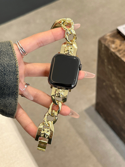 Carved Chain Stainless Steel Band