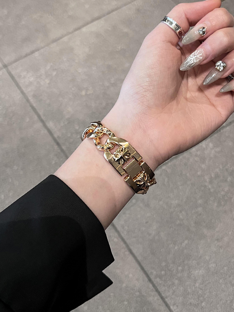 Carved Chain Stainless Steel Band