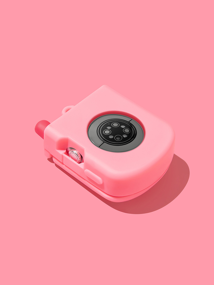 Cute Phone with Mirror Decoration Silicone Protective Case for Apple Watch