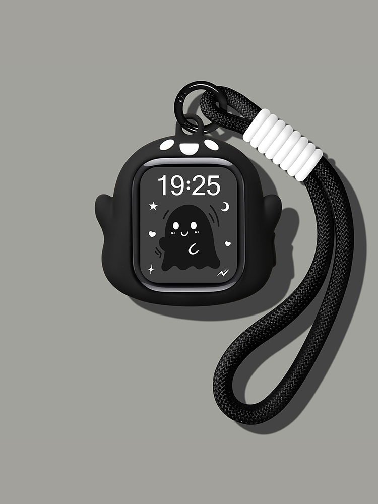 Ghost Decoration Silicone Protective Case for Apple Watch