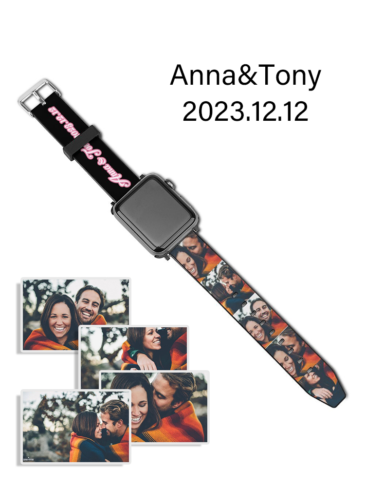 Custom Apple Watch Band Photo and Name