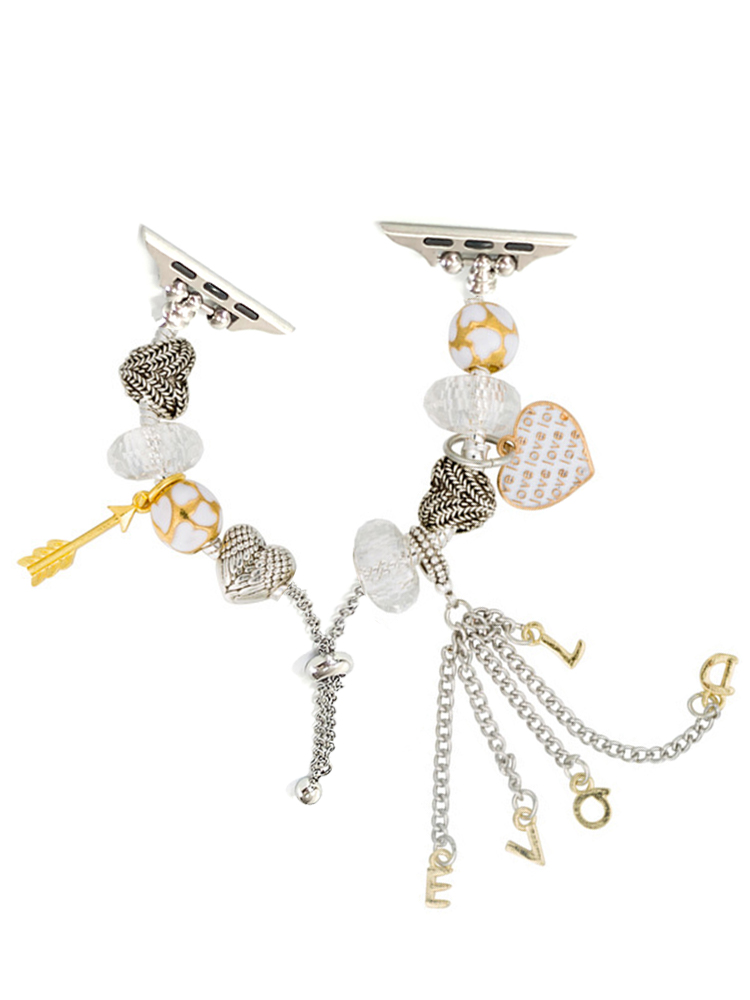 Cupid's Arrow Crystal Beaded Band