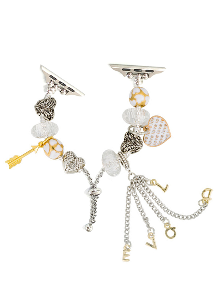 Cupid's Arrow Crystal Beaded Band