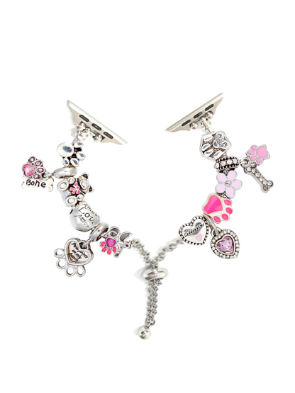 Cute Paws Crystal Beaded Band