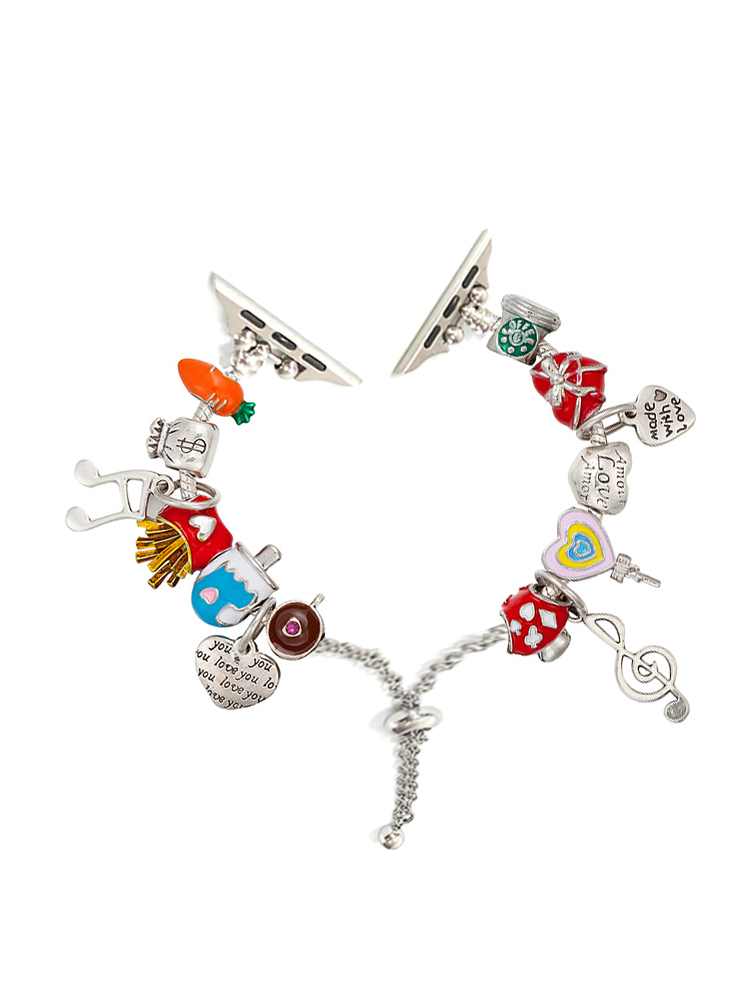 Delicious Food Crystal Beaded Band
