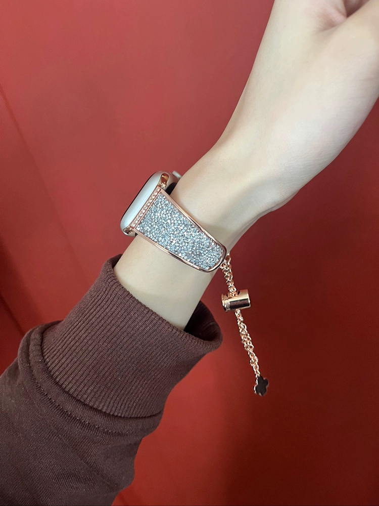 Flash Diamond Bracelet Stainless Steel Band