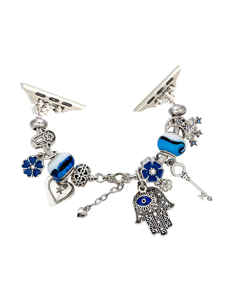 Evil Eye Crystal Beaded Band