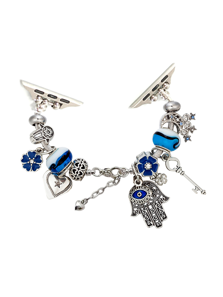 Evil Eye Crystal Beaded Band