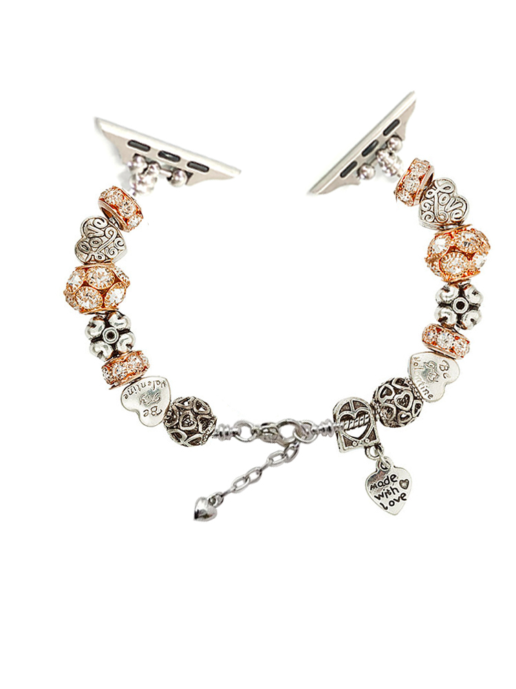 Made with Love Crystal Beaded Band