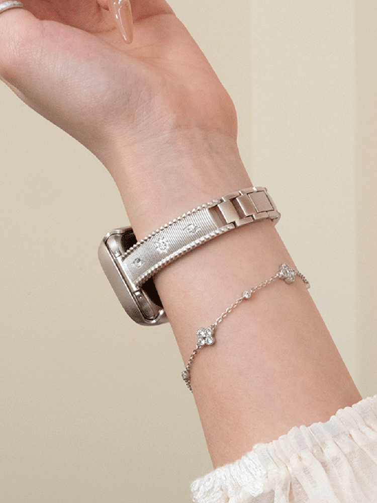 Star with Diamond Stainless Steel Band