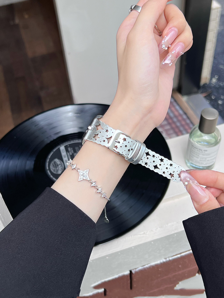 Hollow Starry Sky Leather Band