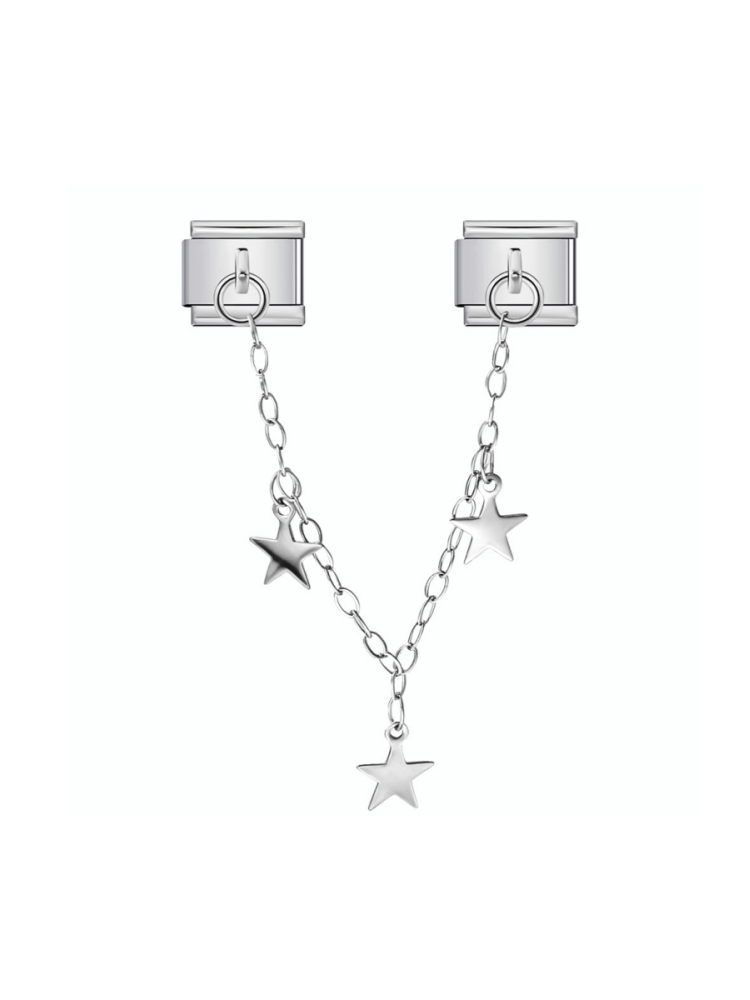 Butterfly and Star Chain Pendant Modular Charm