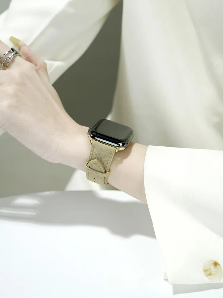 Cashmere Suede Leather Band for Apple Watch