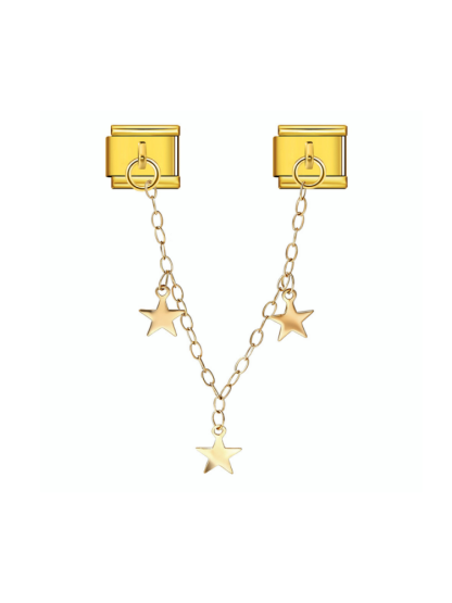 Butterfly and Star Chain Pendant Modular Charm