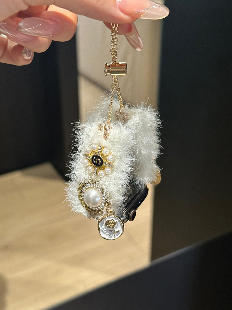 Pearl Jewelry Braided Plush Band