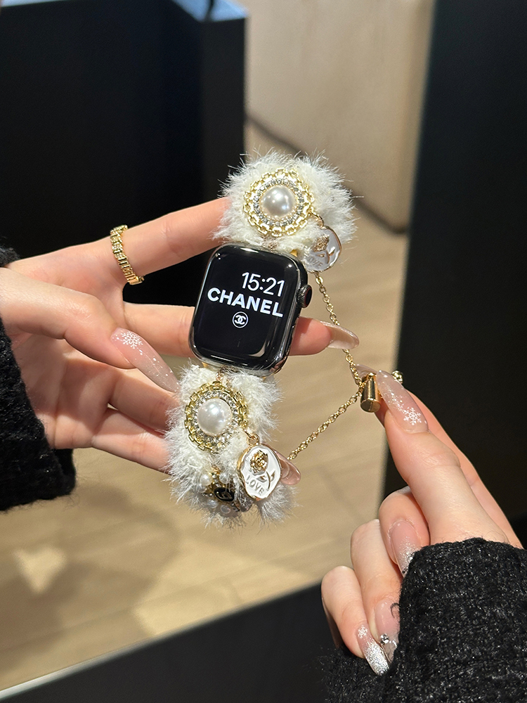 Pearl Jewelry Braided Plush Band