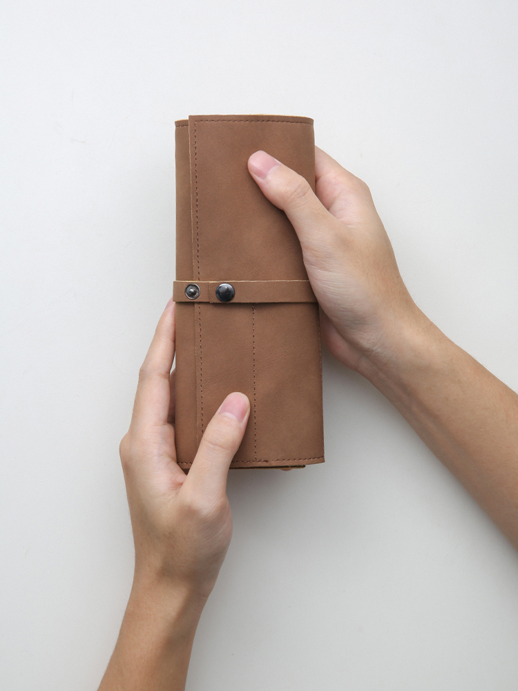 Nubuck Leather Watch Band Storage Bag