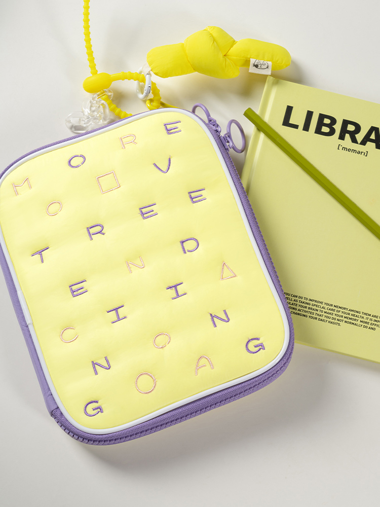 Letter Soft Watch Band Storage Bag