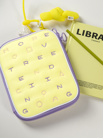 Letter Soft Watch Band Storage Bag