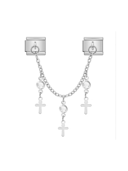 Butterfly and Star Chain Pendant Modular Charm