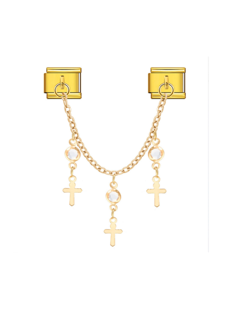 Butterfly and Star Chain Pendant Modular Charm