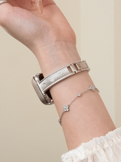 Star with Diamond Stainless Steel Band