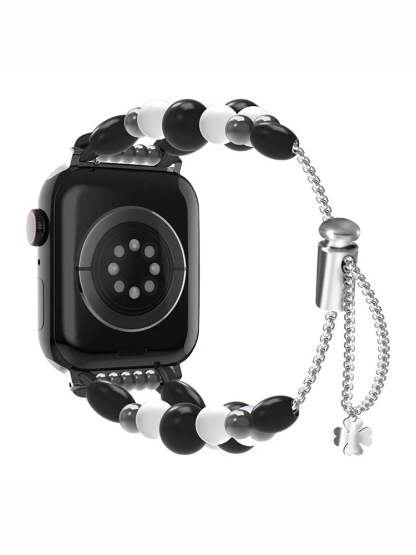 Crystal Agate Beaded Band for Apple Watch