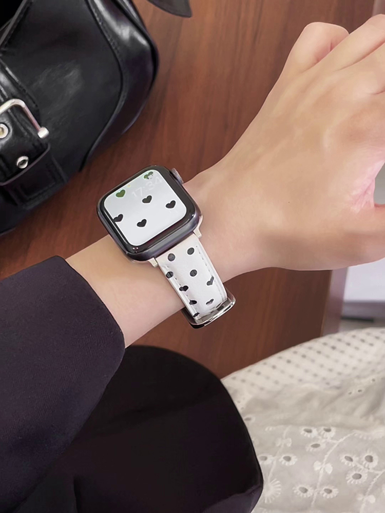 Polka Dot Love Leather Band