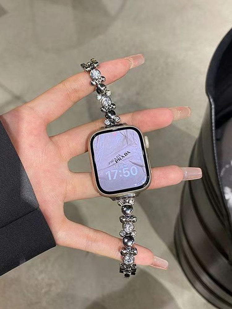 Diamond Bear Stainless Steel Band