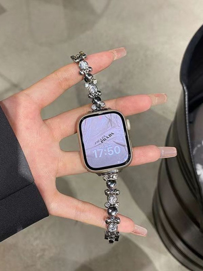 Diamond Bear Stainless Steel Band