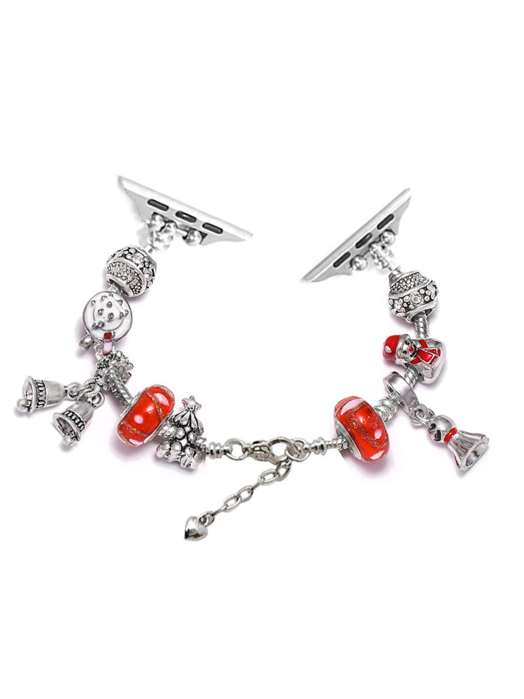 Christmas Charm Series A Crystal Beaded Band