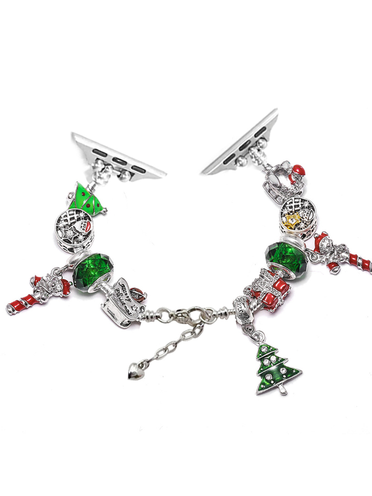 Christmas Charm Series B Crystal Beaded Band