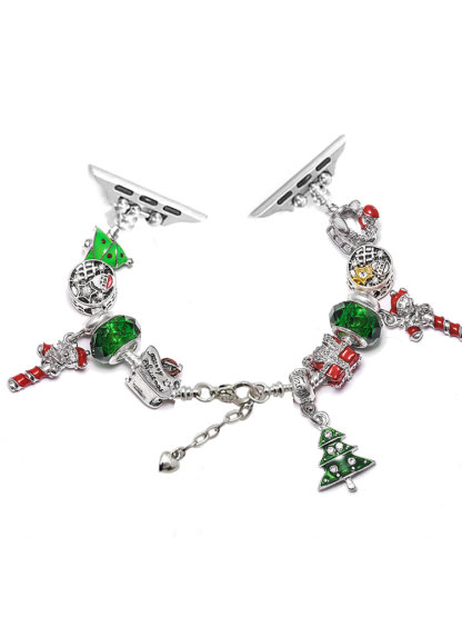 Christmas Charm Series B Crystal Beaded Band