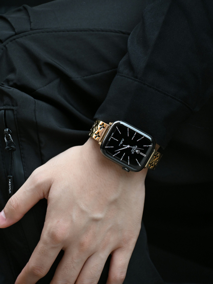 Retro Pattern Bracelet Stainless Steel Band for Man