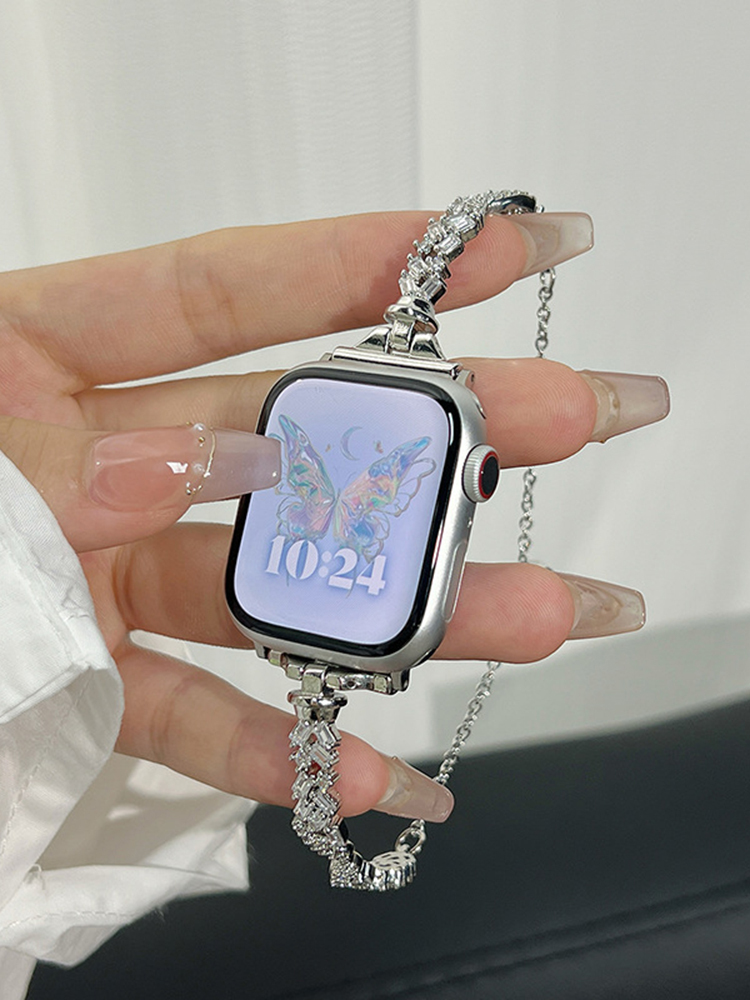 Angel Wings Diamond Stainless Steel Band