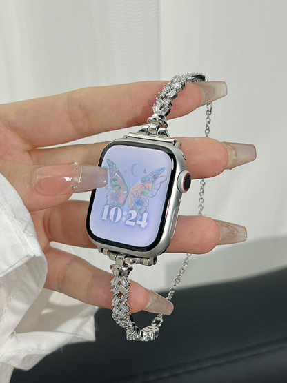 Angel Wings Diamond Stainless Steel Band