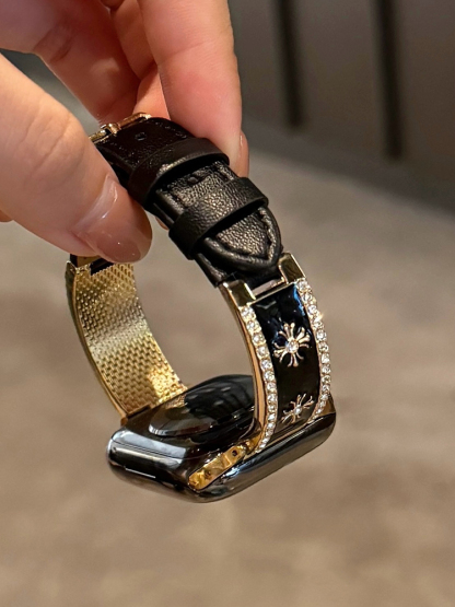 Chrome Hearts Bracelet with Leather Band