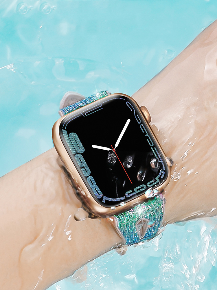 Water Drop Hollow Color-changing Silicone Band