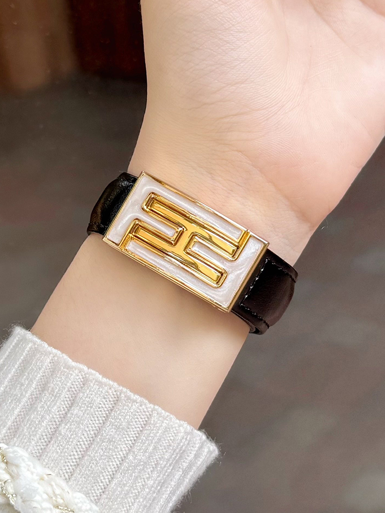 FF Magnetic Buckle Leather Band for Apple Watch