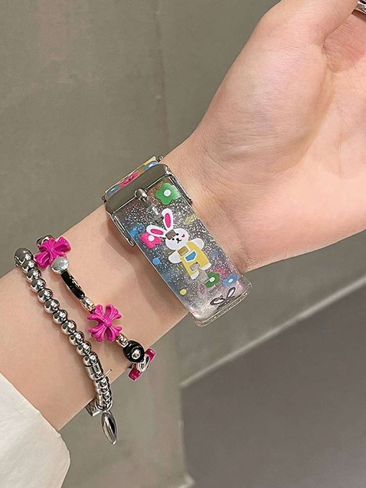 Easter Series Cartoon Bunny Silicone Band for Apple Watch