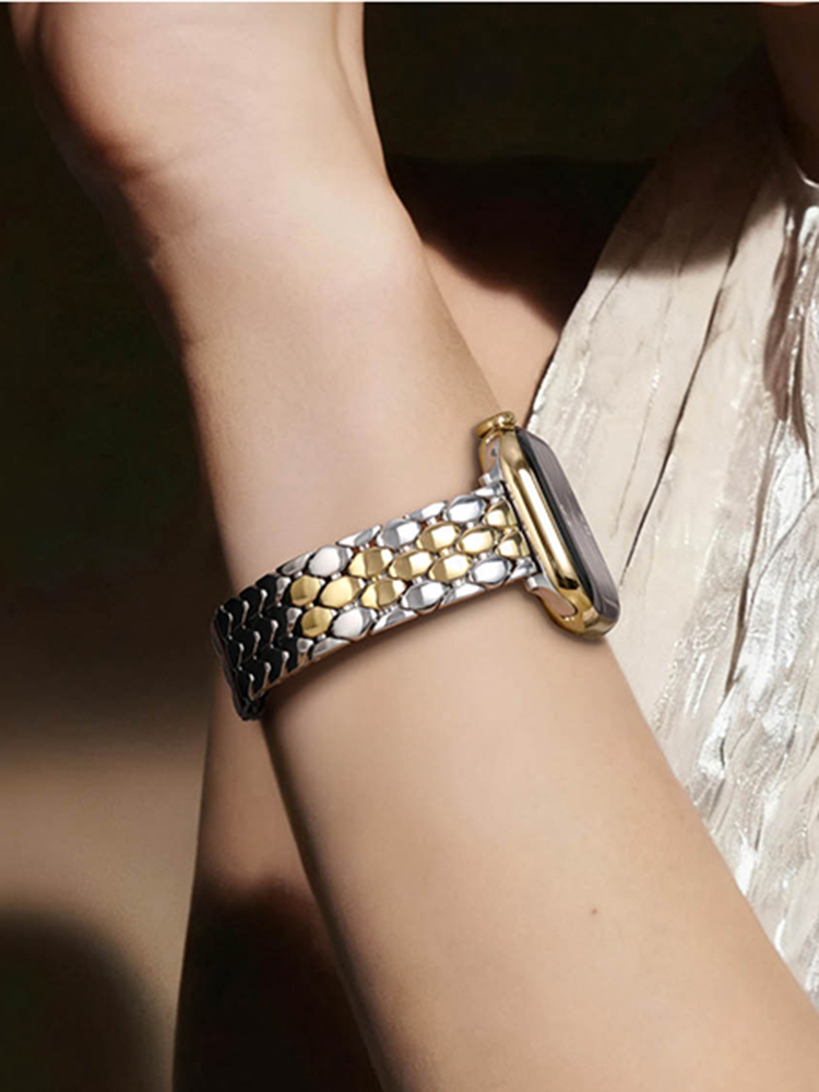 Fish-scale Pattern Metal Band for Apple Watch