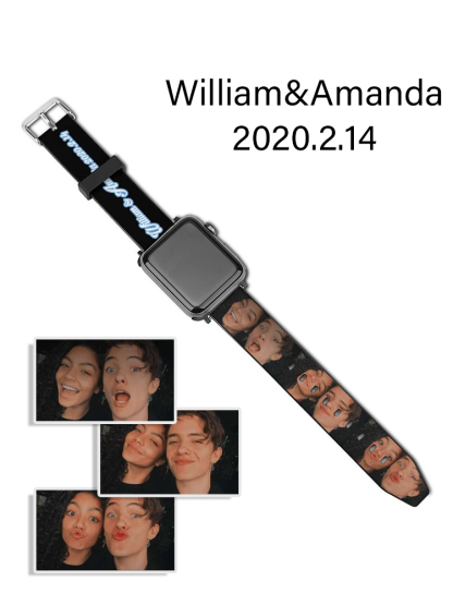 Custom Apple Watch Band Photo and Name