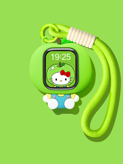 Kitty Series Decoration Silicone Protective Case for Apple Watch