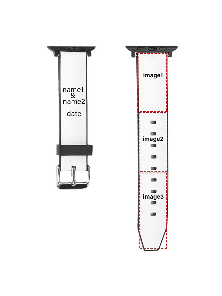 Custom Apple Watch Band Photo and Name