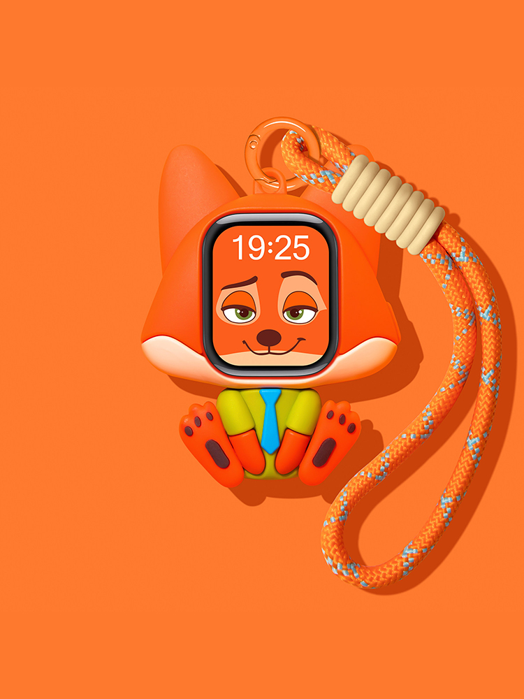 Judy and Nick Decoration Silicone Protective Case for Apple Watch