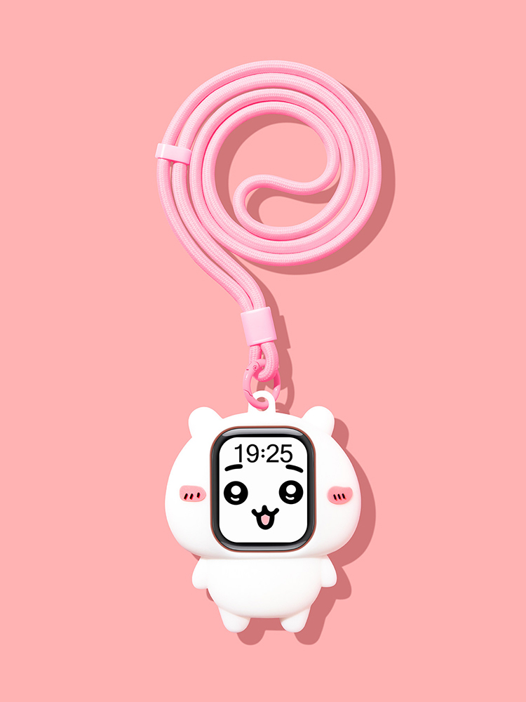 Cute Cartoon Character Decoration Silicone Protective Case for Apple Watch