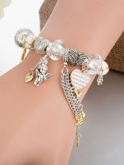 Cupid's Arrow Crystal Beaded Band