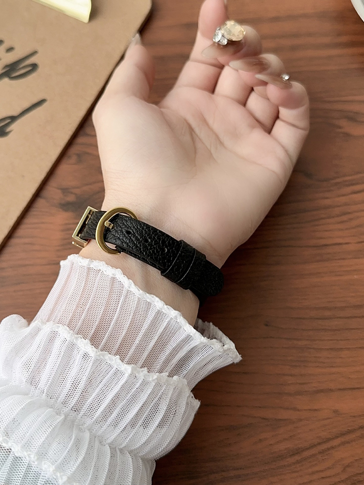 Perfume Bottle Embellished Leather Band