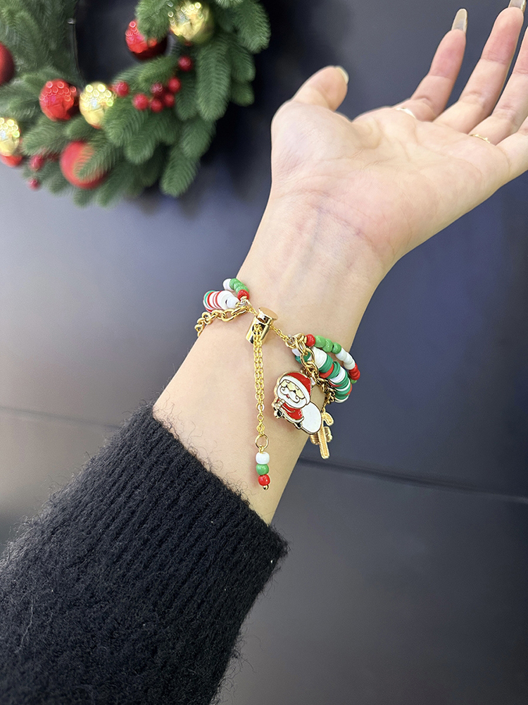 Christmas 3 Chain Stainless Steel Band